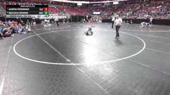 D2-106 lbs Champ. Round 1 - Austin Peterson, Ellsworth vs Malakai Barker, Osceola