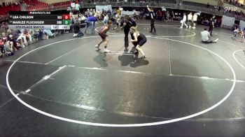 89 lbs 5th Place Match - Marlee Fluckiger, CWO vs Lea Chilson, NGSE