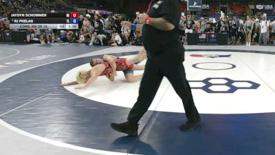 113 lbs Cons. Rd Of 16 - Jaydyn Schommer, Nebraska vs RJ Phelan, Florida