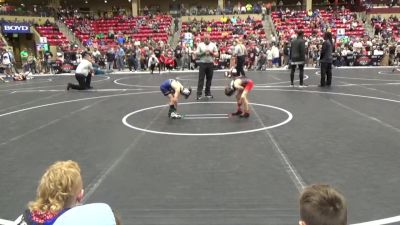 49 lbs Champ. Round 1 - Oliver Danner, Victory vs Everett Stacy, Emporia Kids