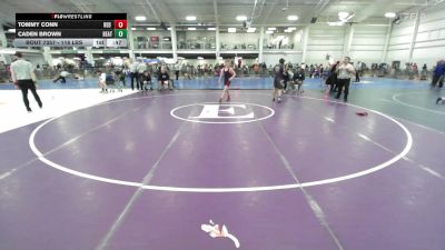 118 lbs Consi Of 16 #2 - Tommy Conn, Red Roots WC vs Caden Brown, Beat The Streets Boston