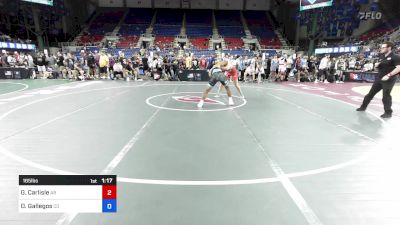 165 lbs Cons 64 #1 - Gideon Carlisle, AR vs Dario Gallegos, CO