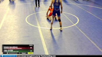 113 lbs Champ. Round 2 - Frej Bjork, Sunnyvale Wrestling Club vs Izaiah Balderas, Redwood High School Wrestling