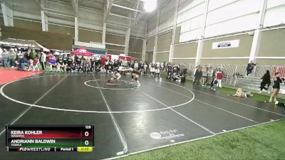 125 lbs Cons. Round 5 - Andriann Baldwin, Tooele vs Keira Kohler, Wasatch