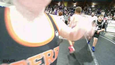 90 lbs Rr Rnd 3 - Brendan Jackson, Bristow Elementary Wrestling Club vs Jayden Pulliam, Sperry Wrestling Club