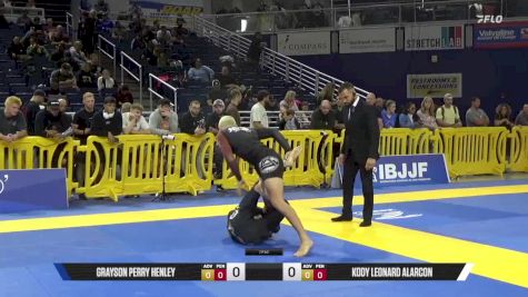 Kody Leonard Alarcon vs Grayson Perry Henley 2025 Pan IBJJF Jiu-Jitsu No-Gi Championship