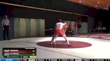 160 lbs Cons. Round 3 - Drew Stutsman, Carlisle vs Colby Jennings, Algona
