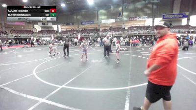 74 lbs Rr Rnd 1 - Jaxtin Gonzales, Steel City Reloaded WC vs Kodah Palmer, Montrose Elite