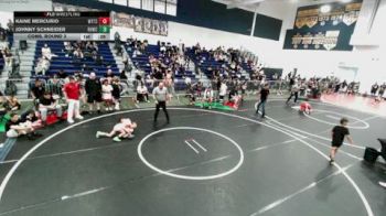 63 lbs Cons. Round 3 - Johnny Schneider, Rough House Wrestling Club vs Kaine Mercurio, World Team Training Center