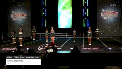 Infinity Cheer Elite - Day 1 [2023 Icicles All Star Cheer--Novice Youth Level 1] 2023 Battle in Branson Nationals