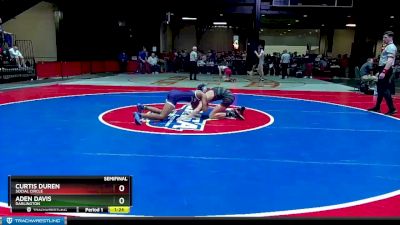 1A-126 lbs Semifinal - Aden Davis, Darlington vs Curtis Duren, Social Circle