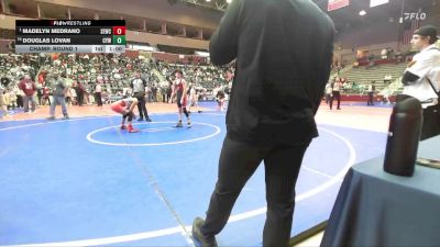 103 lbs Champ. Round 1 - Madelyn Medrano, Springdale Elite Wrestling Club vs Douglas Lovan, Cyclone Youth Wrestling