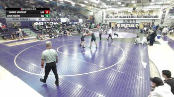 215 lbs Cons. Round 5 - James Vincent, Lake City vs Liam Nevin, Belgrade