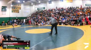 120 lbs Quarterfinal - Martin Bocanegra, Rancho Cucamonga vs Gael Delgado, Warren