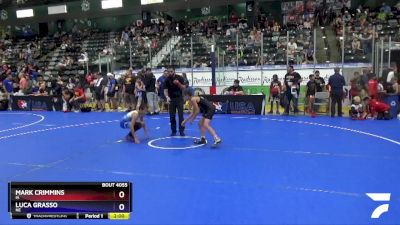 82 lbs Champ. Round 1 - Mark Crimmins, IA vs Luca Grasso, NE