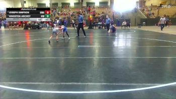 50 lbs Quarterfinal - Kingston Archey, Higher Calling Wrestling vs Joseph Simpson, Big Red Wrestling Club