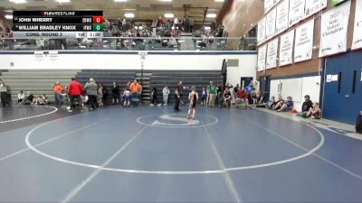 59 lbs Cons. Round 3 - William Bradley Knox, Idaho Falls Wrestling Club vs John Wherry, 208 Badgers Wrestling Club