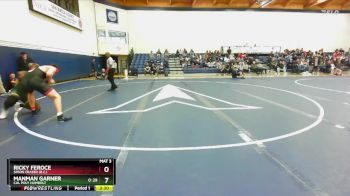 197 lbs Cons. Round 3 - Ricky Feroce, Simon Fraser (B.C.) vs Manman Garner, Cal Poly Humbolt
