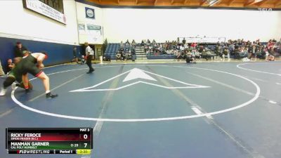 197 lbs Cons. Round 3 - Ricky Feroce, Simon Fraser (B.C.) vs Manman Garner, Cal Poly Humbolt