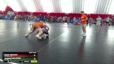 216-221 lbs Round 3 - Isaac Ericson, Waukon vs Darian Holloway, Olympia