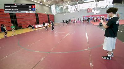 150 lbs Semifinal - Caleb Taylor, Bel Air HS Wrestling vs Nathan Rivera, Montwood High School