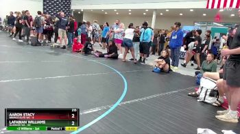 215 lbs Round 5 (6 Team) - LaFabian Williams, Glasgow WA vs Aaron Stacy, Bronco Elite WC