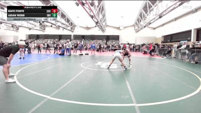 128-H lbs Quarterfinal - Rafe Fonte, Estebuilt WC vs Aidan Webb, Streaks Wrestling Club