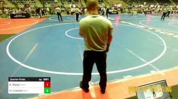 95 lbs Quarterfinal - Andres Rojas, Miami Wrestling Club vs Mac Crosson, Sebolt Wrestling Academy