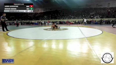 Round Of 32 - Aiden Augustine, Mangum Wrestling vs Edison Dennis, Broken Arrow