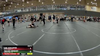 72 lbs Round 3 - Trevor Lindquist, Kardiac Kidz vs Cael Schlueter, Rough House