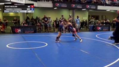 74 lbs Champ. Rd Of 32 - Wyatt McClain, Demolition Wrestling Club vs Andrew O'Donnell, Mat Demon Wrestling Club