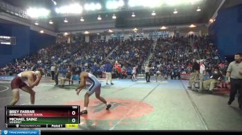 150 lbs Champ. Round 1 - Brey Farrar, Fishburne Military School vs Michael Sainz, Somerset