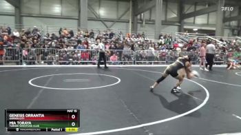 97 lbs Cons. Round 2 - Mia Toraya, Turner Wrestling Club vs Genesis Orrantia, Garden City