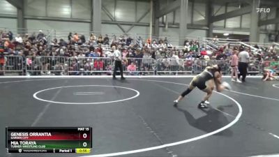 97 lbs Cons. Round 2 - Mia Toraya, Turner Wrestling Club vs Genesis Orrantia, Garden City