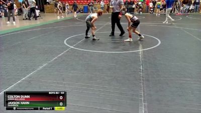 64 lbs Round 2 - Colton Dunn, Green Bulldogs vs Jaxson Hahn, Shamrock