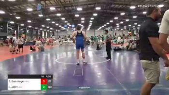 220 lbs Prelims - Zack Gammage, Great Neck Blue vs Elijah Johri, Lion's Den Wrestling Club HS