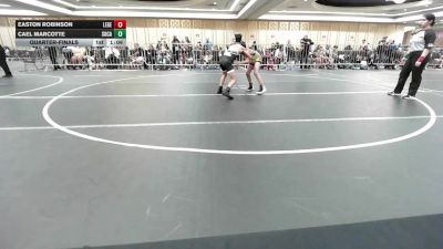 78 lbs Quarterfinal - Easton Robinson, Legends Of Gold LV vs Cael Marcotte, Socal Grappling