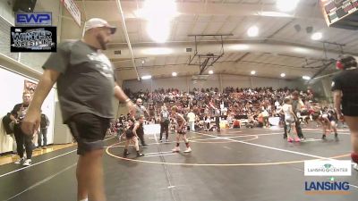 55 lbs Consi Of 4 - Jack Crain, Skiatook Youth Wrestling vs Waylon Cooper, Sperry Wrestling Club