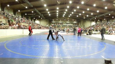 125 lbs Semifinal - Annabella Burgos, Georgia vs Serenity Evans, Glasgow Wrestling Academy