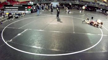 220 lbs 3rd Place Match - Jesse Rodriguez, Cozad Wrestling Club vs Camden Brewer, CWO