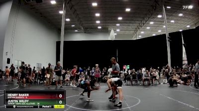 110 lbs Round 7 (8 Team) - Justin Wildy, Junior Terps USA Allstars vs Henry Baker, Dayton Bandits