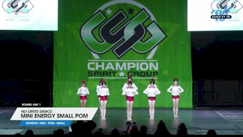 No Limits Dance - Mini Energy Small Pom [2025 Mini - Pom - Small Day 1] 2025 CSG Dance Grand Nationals