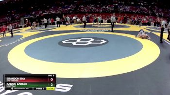 D2-113 lbs Cons. Round 1 - Brandon Day, Spr. Shawnee vs Kaiden Barker, Louisville