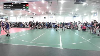 114 lbs Round Robin 2 - Maddox Fox, The Asylum Red-HS vs Zac Dodt, Pursuit-HS