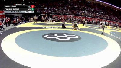 D3-150 lbs Cons. Round 2 - Logan Haer, Tuslaw vs Landen Roeder, Monroeville