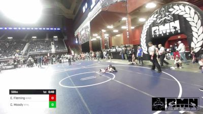 58 lbs Round Of 16 - Evelyn Fleming, Windy City WC vs Connor Moody, Athlos Wrestling