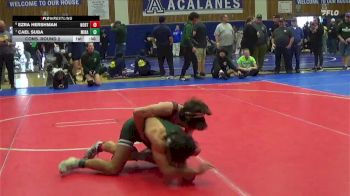 122 lbs Cons. Round 2 - Cael Suba, Miramonte vs Ezra Hershman, Northgate