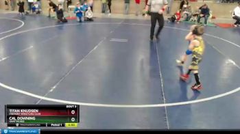 36 lbs Semifinal - Titan Knudsen, Fremont Wrestling Club vs Cal Downing, Unattached