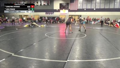 190 lbs 5th Place Match - Joslynn Dvorak, Waterloo West vs Lexi Pinon, Cedar Rapids Jefferson