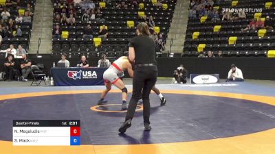 61 kg Quarterfinal - Nico Megaludis, PITT/TMWC vs Shelton Mack, NYC/TMWC